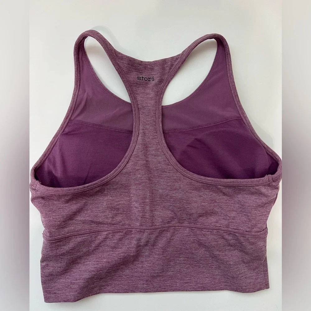 STORI Long line bra in light purple - Picture 3 of 7